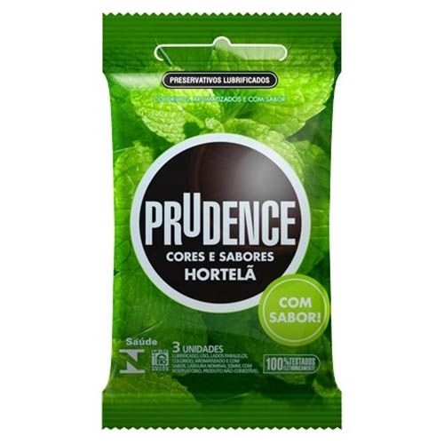 PRESERVATIVO PRUDENCE HORTELA PACOTE 3U