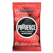 PRESERVATIVO PRUDENCE MORANGO PACOTE 3U