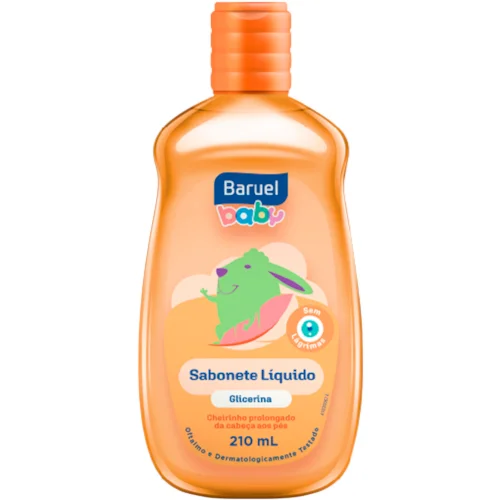 SABONETE LIQUIDO INFANTIL BABY GLICERINA 210ML