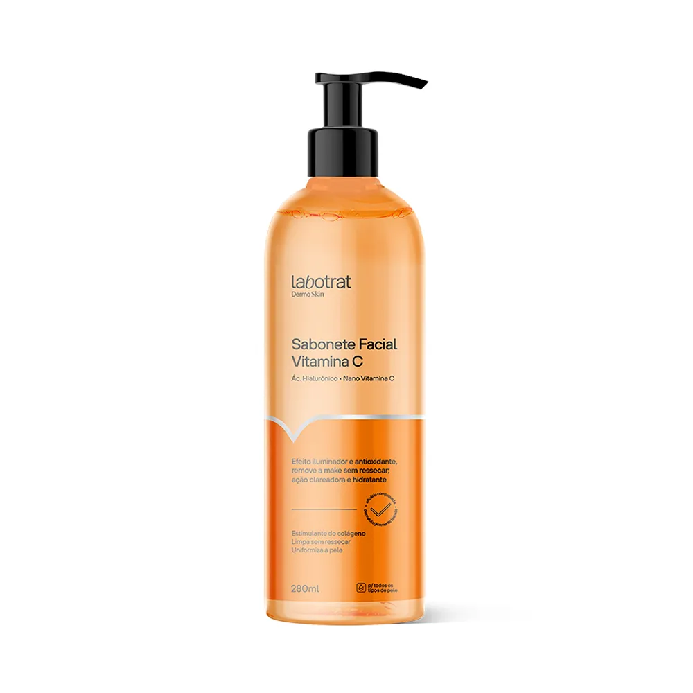 SABONETE LIQUIDO FACIAL VITAMINA C LABOTRAT 280ML