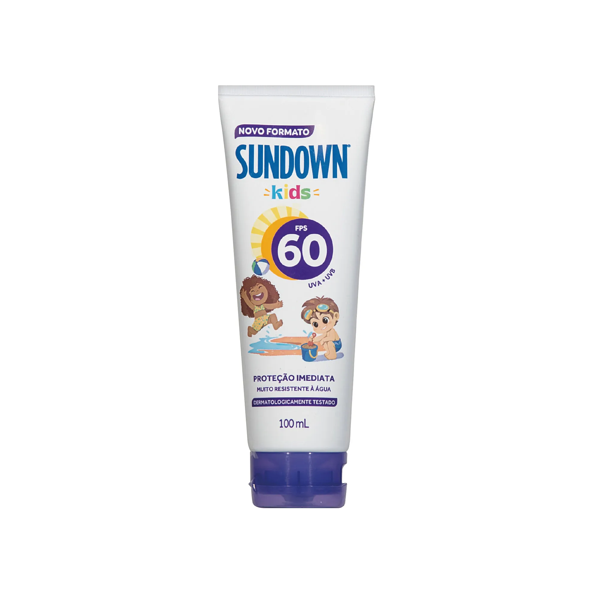 PROTETOR SOLAR SUNDOWN KIDS FATOR 60 PROTECAO IMEDIATA 100ML