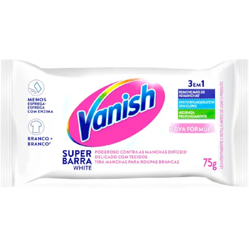 SABAO VANISH WHITE BARRA TIRA MANCHAS 75G