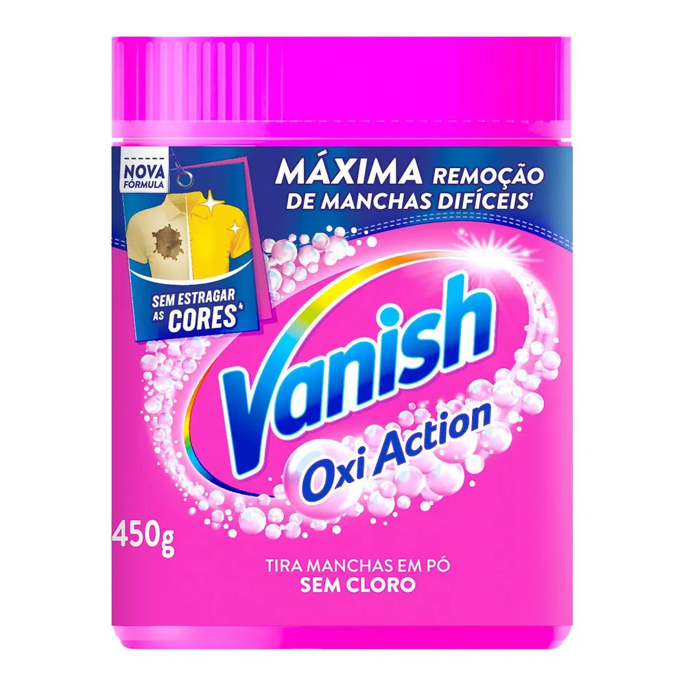 SABAO EM PÓ VANISH OXI ACTION POTE 450G