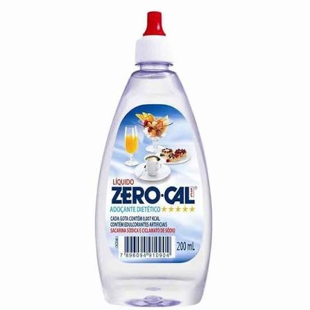 ADOCANTE LIQUIDO ZERO-CAL SACARINA 200ML