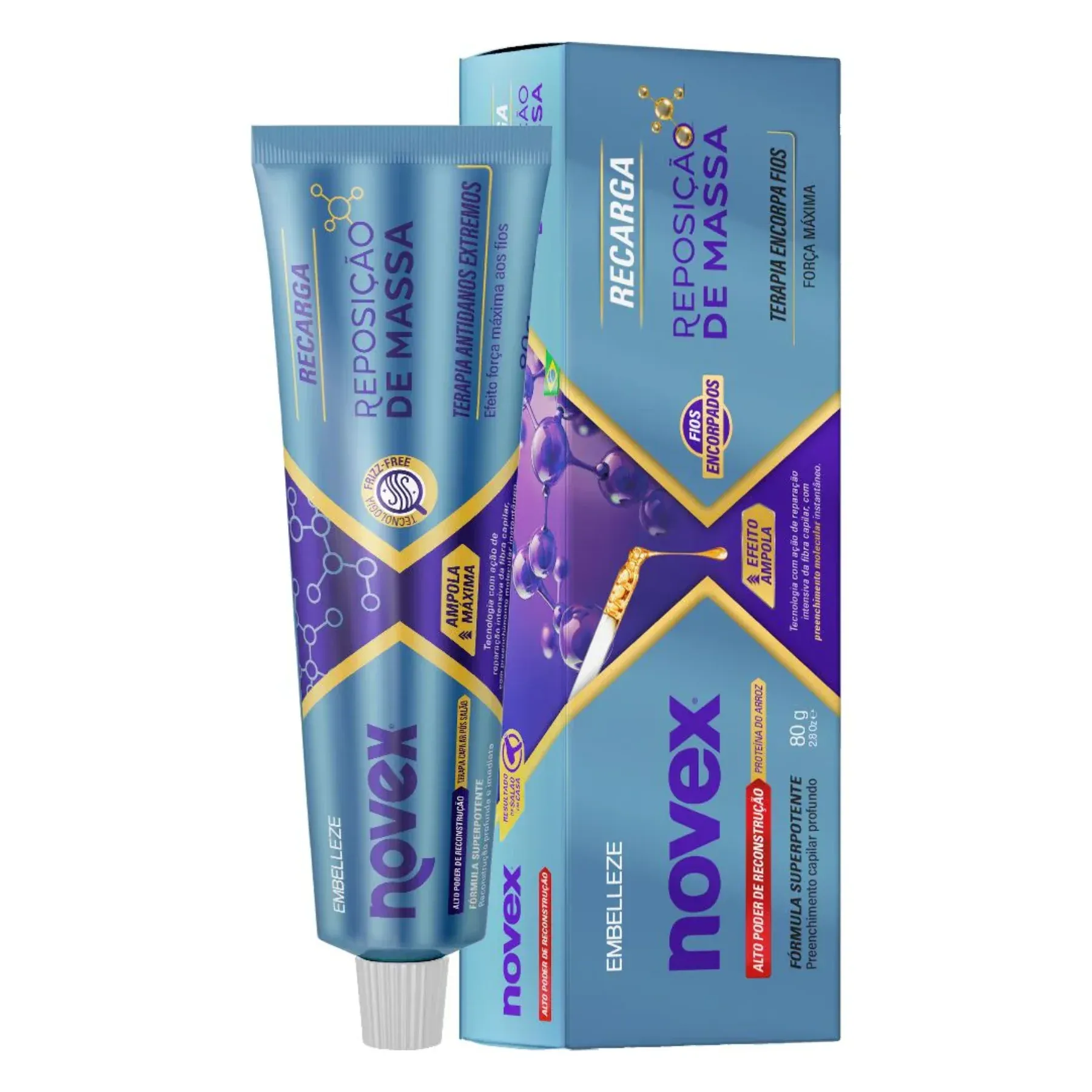 RECARGA NOVEX REPOSICAO DE MASSA 80G